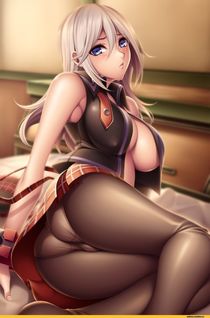 Blonde goddess in romantic