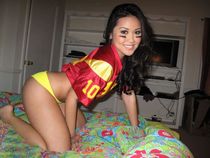 Alyssa Hart in cheerleader